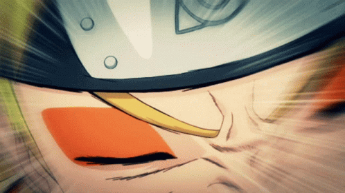 Cool Naruto Intense Gaze GIF