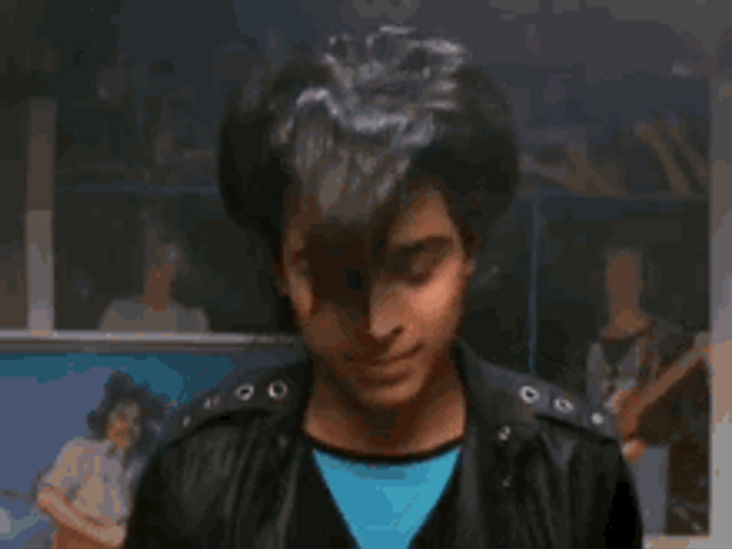 Cool Retro 70s Hairstyle GIF