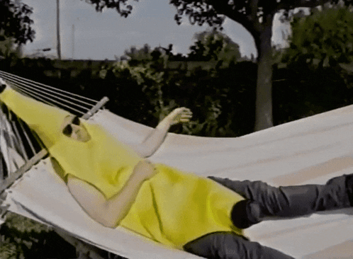 Cool Runnings Bored Chilling In Banana Hammock GIF