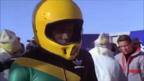 Cool Runnings Jamaican Bobsleigh Team Head Pats GIF