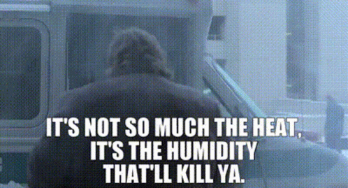Cool Runnings John Candy Humidity Will Kill You GIF