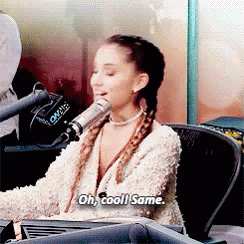 Cool Same Ariana Grande Cute Reaction GIF