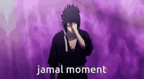 Cool Sasuke Uchiha Jamal Moment GIF