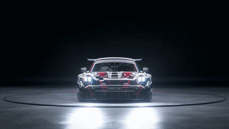 Cool Sports Car Porsche 911 GIF