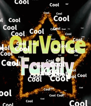 Cool Word On Black Background GIF