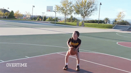 Cool Young Kid Basketball Shoot Your Shot GIF