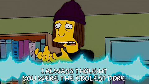 Coolest Dork The Simpsons Jimbo Jones GIF