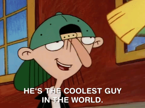 Coolest Guy In The World Hey Arnold GIF
