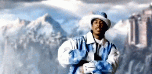 Coolio Cold Weather While Singing GIF