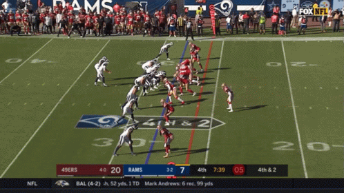 Cooper Kupp Smack Down While Running GIF
