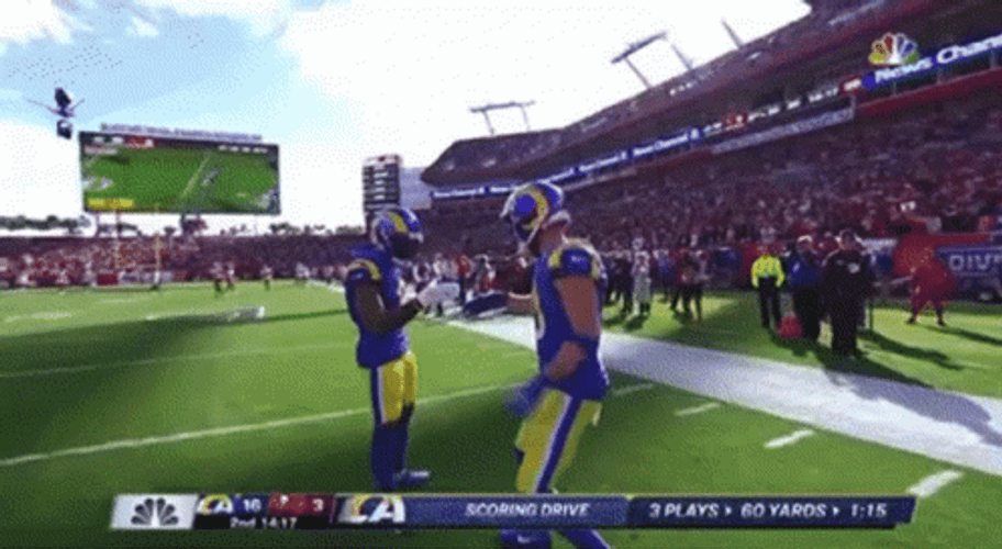 Cooper Kupp Handshake His Team GIF