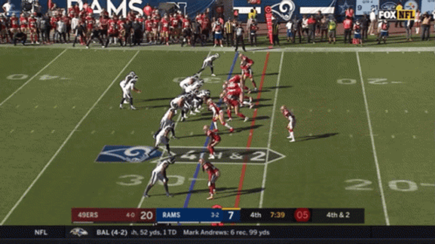 Cooper Kupp Smack Down While Running GIF
