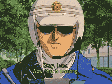 Cartoon Cop Ken Nakajima GIF