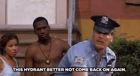 Police Cop Bill Nunn Helping Out GIF