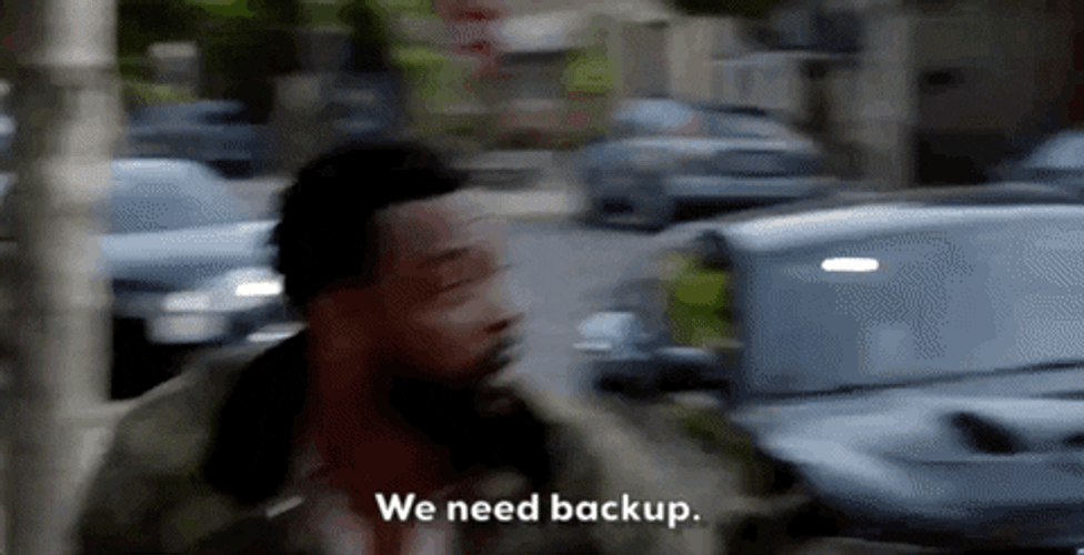 Cop Calling For Back Up Chicago PD GIF