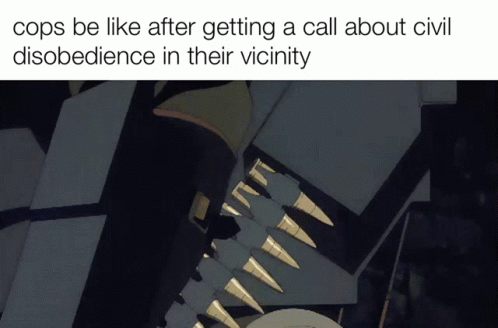 Cops After Getting Call About Civil Disobedience