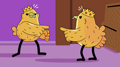 Copy The King Chicken GIF