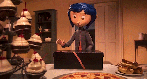 Coraline Clothes Gift GIF