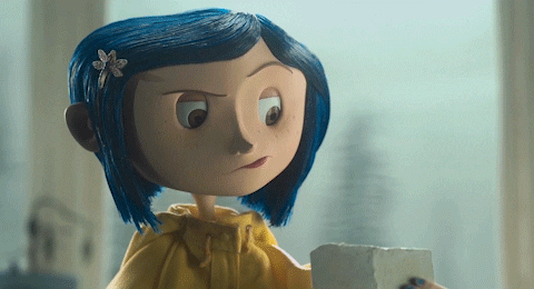 Coraline Eye Roll GIF