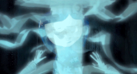 Coraline Ghost Passing Through GIF
