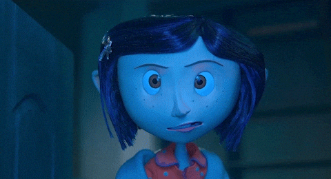 Coraline Looks Very Intrigued GIF