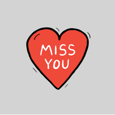 Corazon Miss You Text GIF