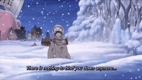 Corazon One Piece Winter Ice Cold GIF