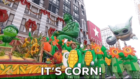 Giant Corn Parade Macy's Place GIF
