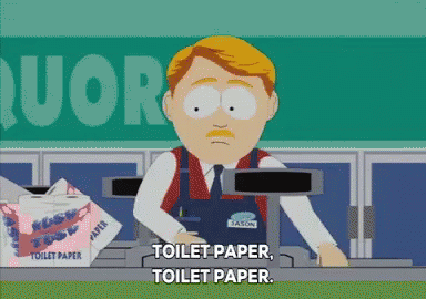 Cornholio Toilet Paper Toilet Paper Cashier GIF