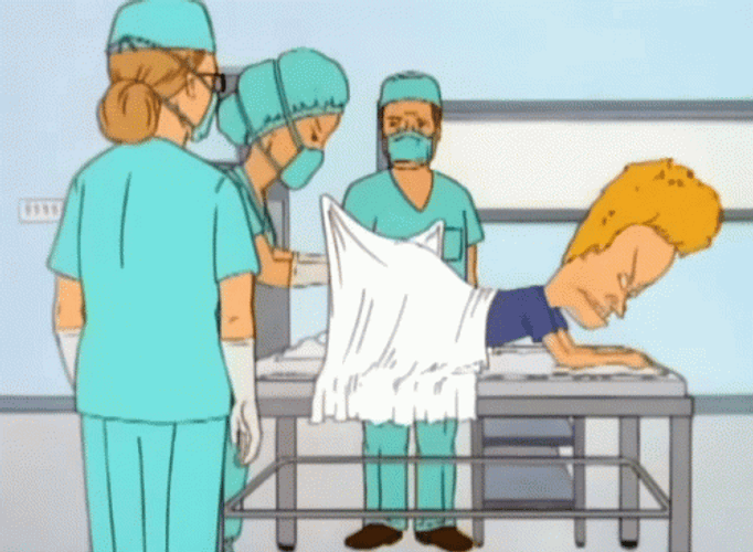 Cornholio Beavis Rocket Fart GIF