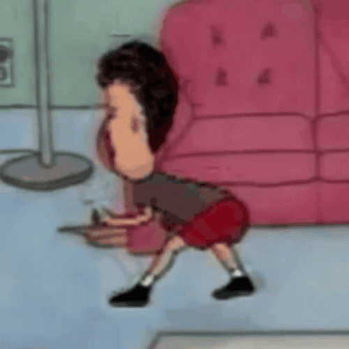 Cornholio Butthead Shaking Hips GIF