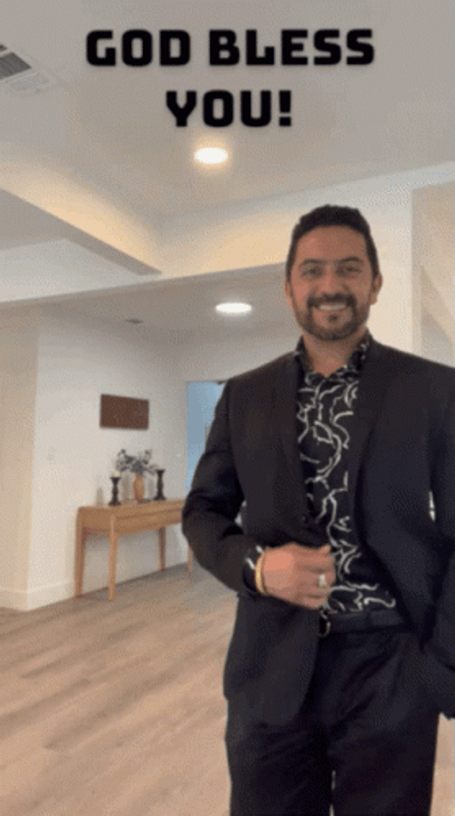 Corporate Man God Bless You GIF