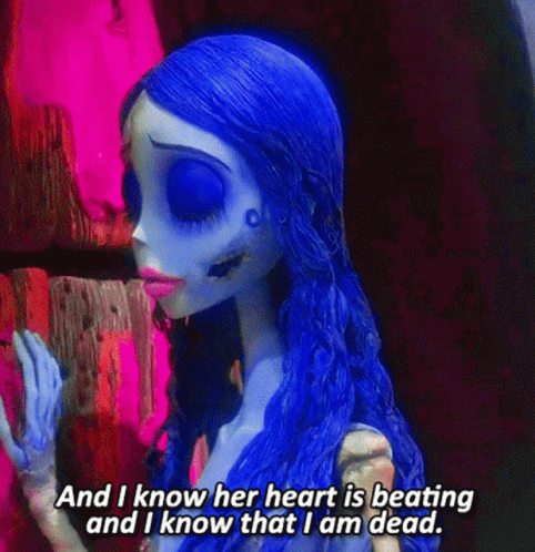 Corpse Bride Emily I Know I'm Dead GIF