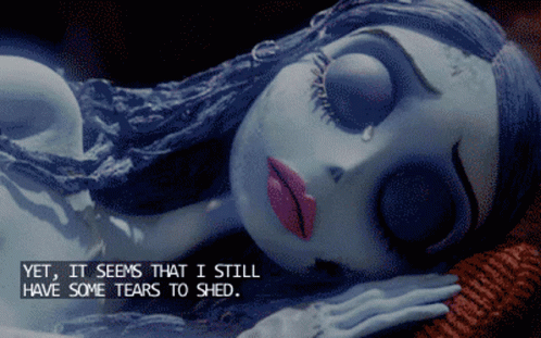 Corpse Bride Emily Weeping In Bed GIF