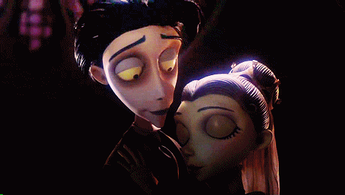 Corpse Bride Emily And Victor Tight Hugs GIF