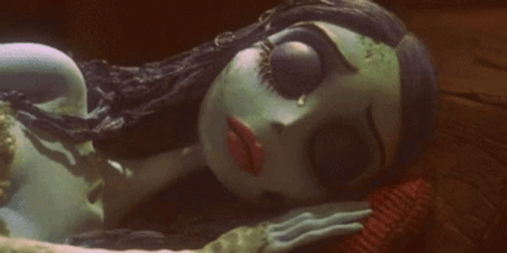 Corpse Bride Emily Crying In Sleep GIF