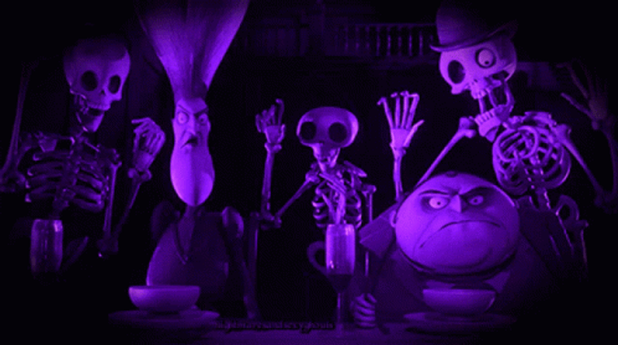 Corpse Bride Finis Everglot Skeleton Crowd GIF