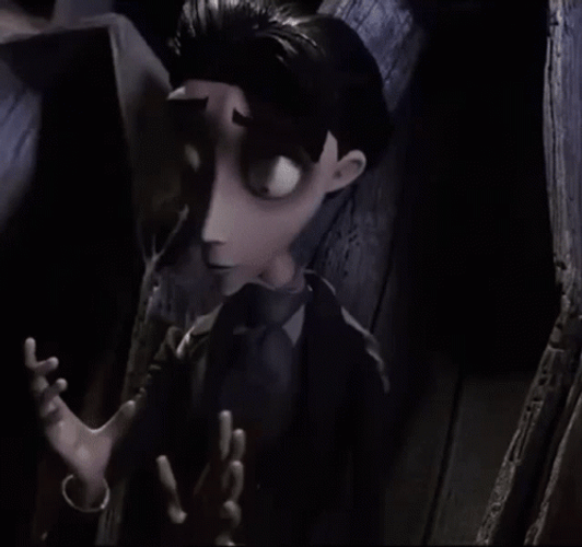 Corpse Bride Victor Van Dort Lying In Coffin GIF