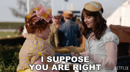 Correct Claudia Jessie I Suppose You Are Right GIF