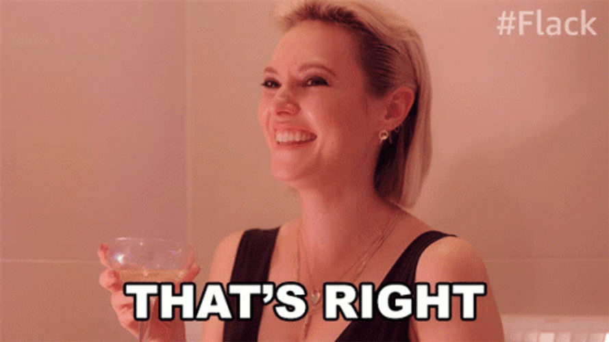 Correct Flack White Lady That's Right GIF