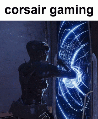 Corsair Gaming Logo With Person
