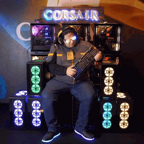 Corsair Gaming Pc Components Rgb Lights GIF