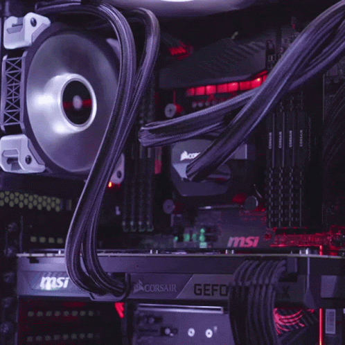 Corsair GeForce GTX Graphics Card on MSI Motherboard