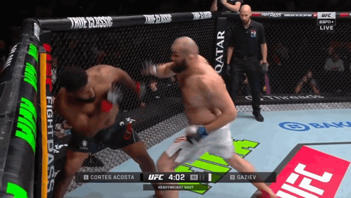 Cortes Acosta Vs Gaziev UFC Fight GIF
