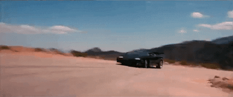 Corvette Fast Car Speeding GIF