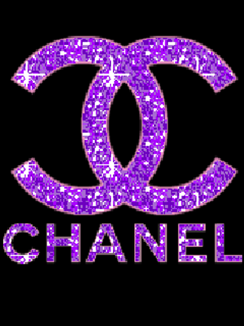 Glitter Sequins Chanel Logo GIF | GIFDB.com