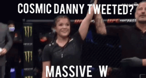 Cosmic Danny Tweets Massive W