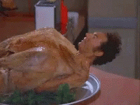 Cosmo Kramer Turkey Day Looking Around GIF