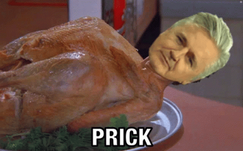 Cosmo Kramer Turkey Prick Meme GIF