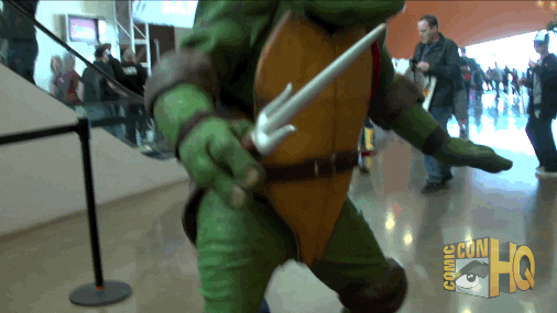 Cosplay Teenage Mutant Ninja Turtle GIF